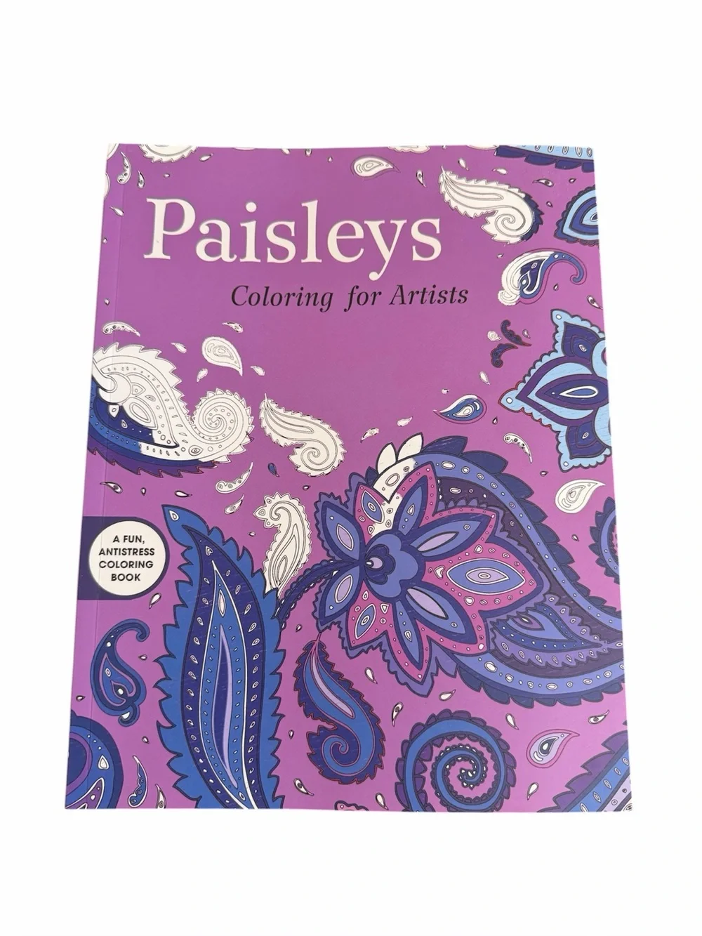 Paisleys Coloring For Artists Adult Book Skyhorse Publishing Perforated